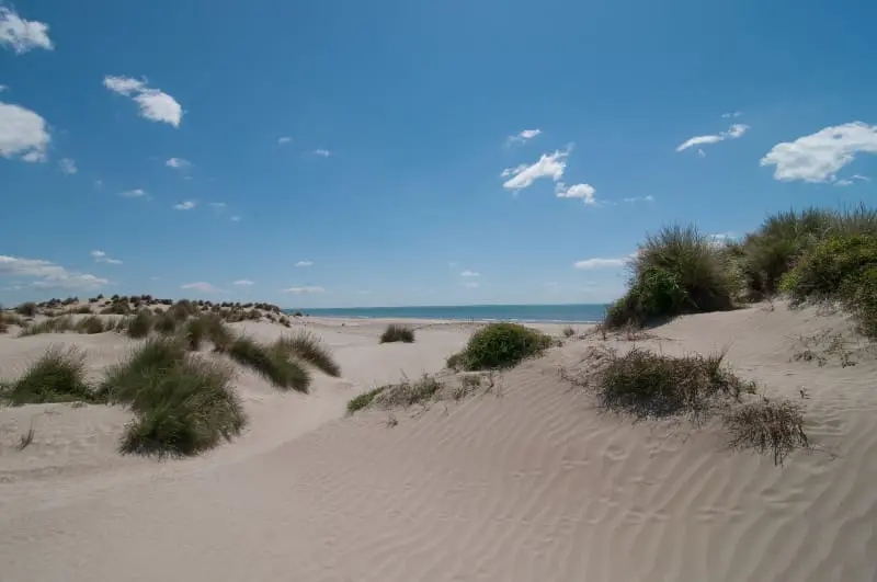 Plage du Grand Travers ou dune au coucher du soleil