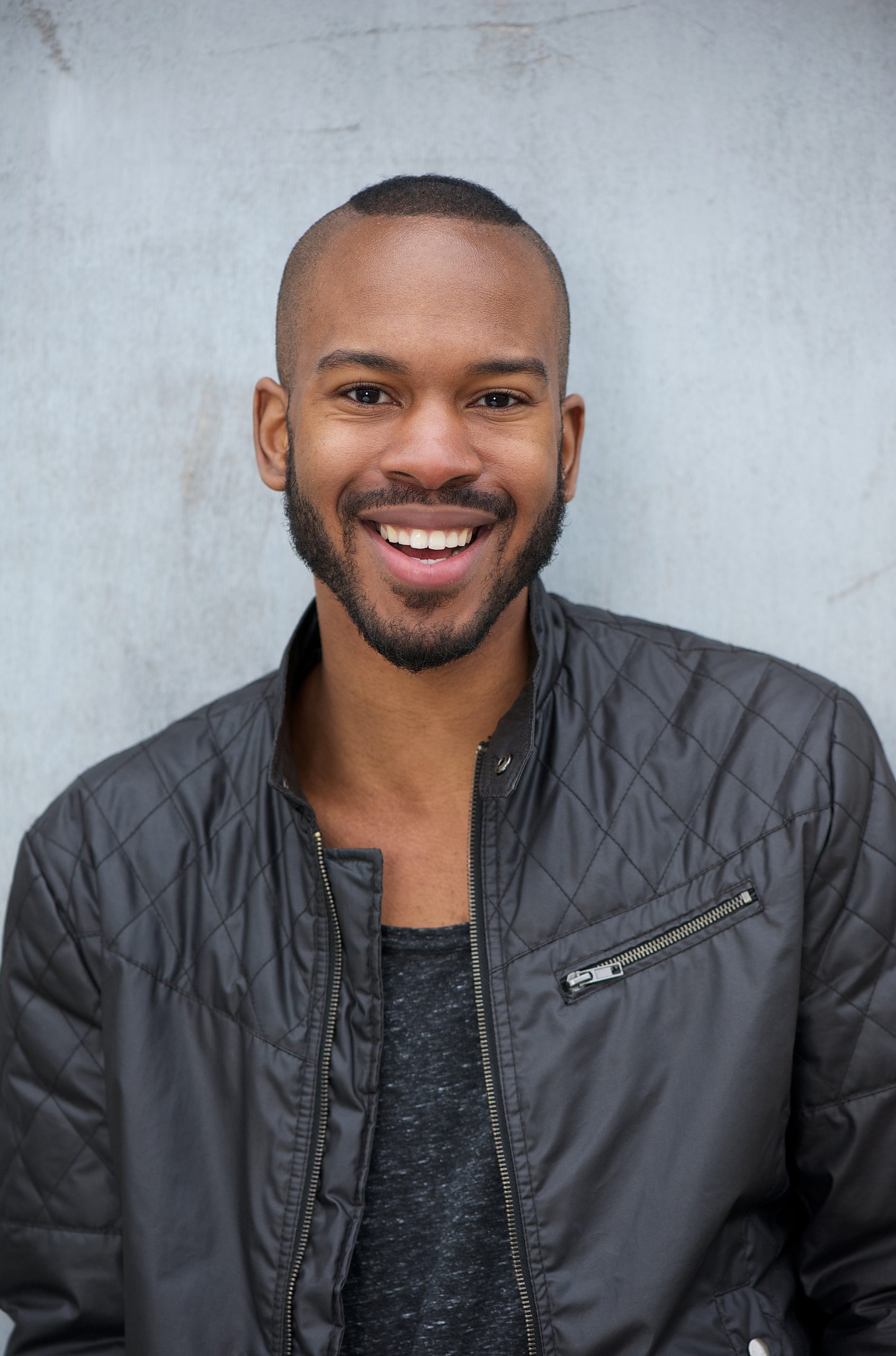 African american man with happy expression on face