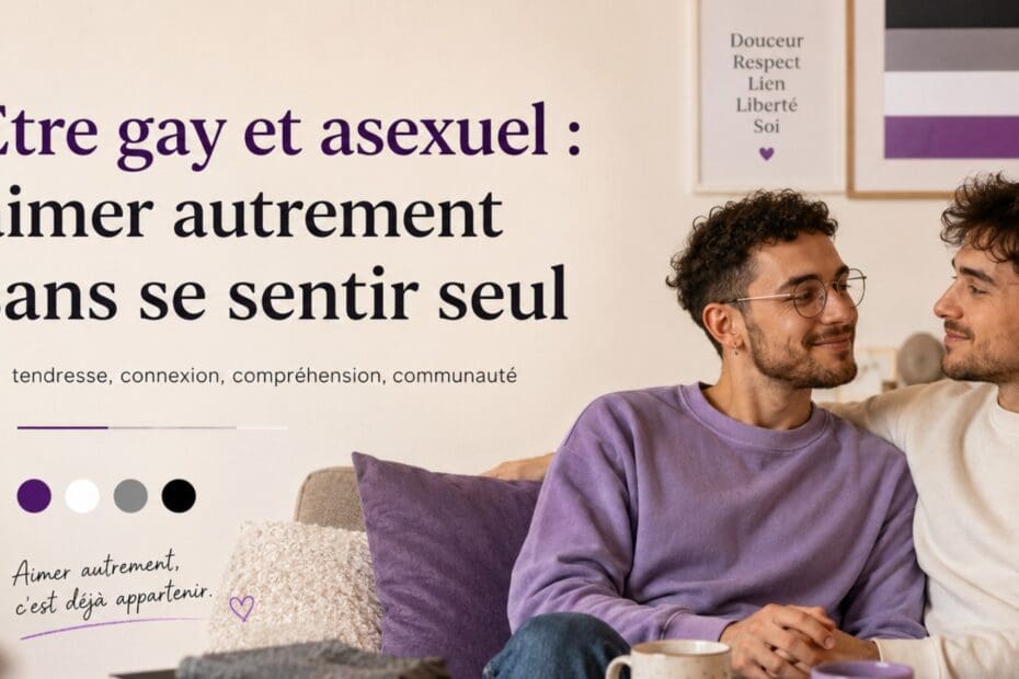 Être gay et asexuel : aimer autrement sans se sentir seul