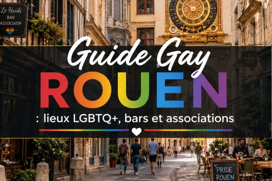 Guide Gay Rouen : lieux LGBTQ+, bars et associations