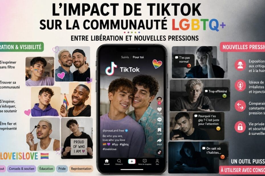 L’impact de TikTok sur la communauté LGBTQ+ : entre libération et nouvelles pressions