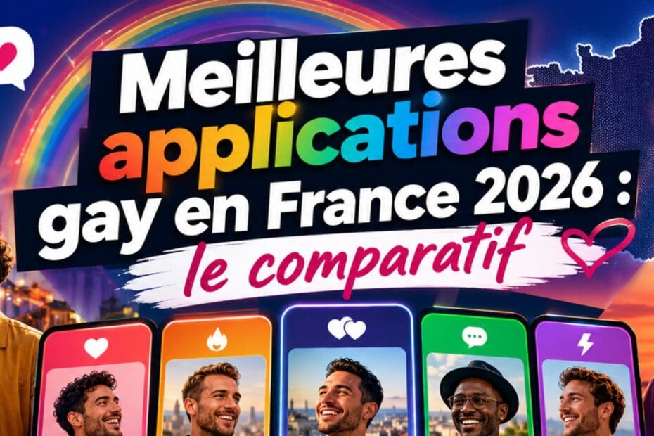 Meilleures applications gay en France 2026 : le comparatif