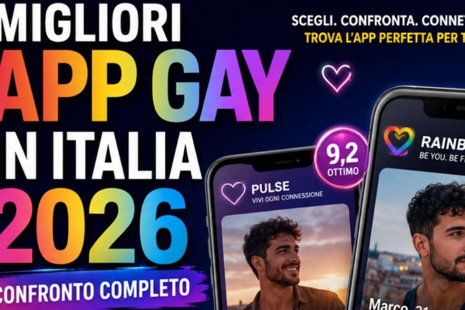 Migliori app gay in Italia 2026: confronto completo