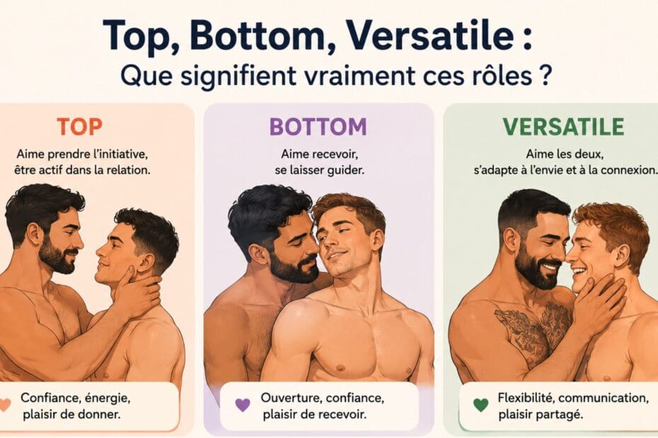 Top, Bottom, Versatile : Que signifient vraiment ces rôles ?