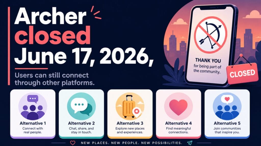 graphic reading âArcher closed June 17, 2026,â followed by icons representing active alternatives