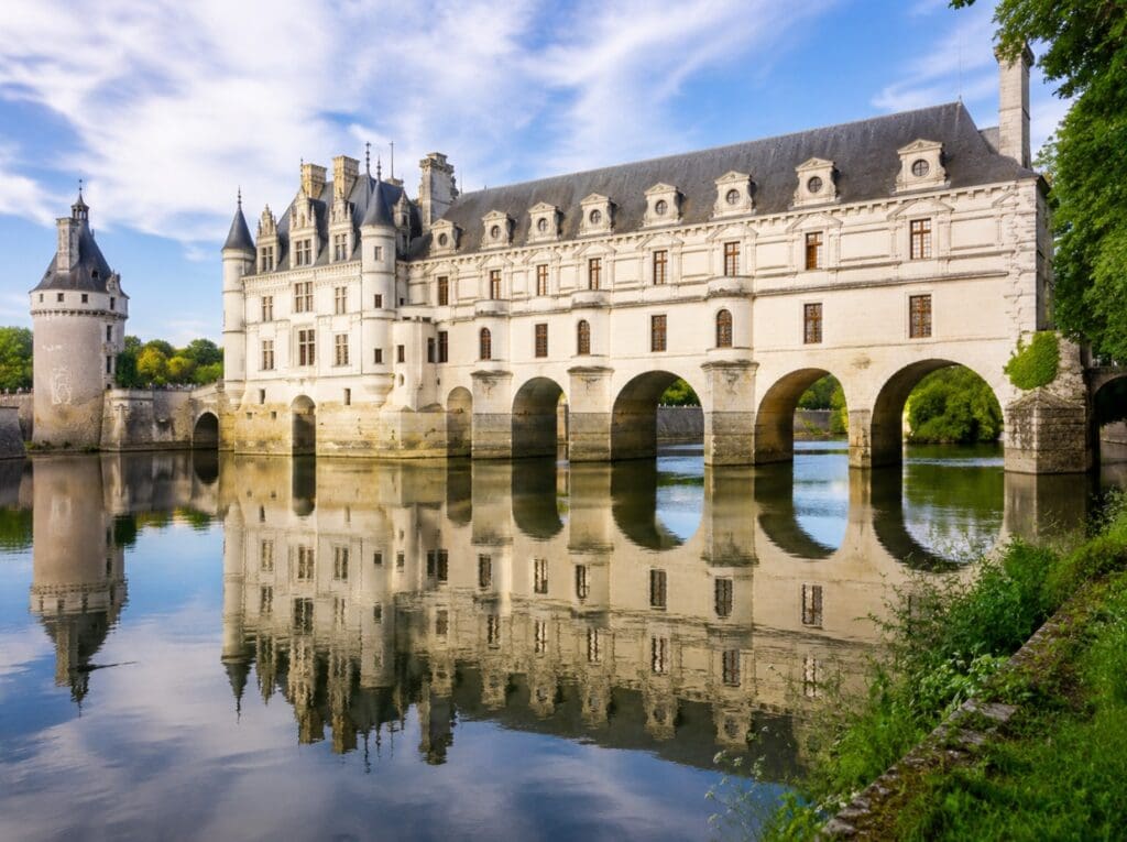 une photo du château de Chenonceau